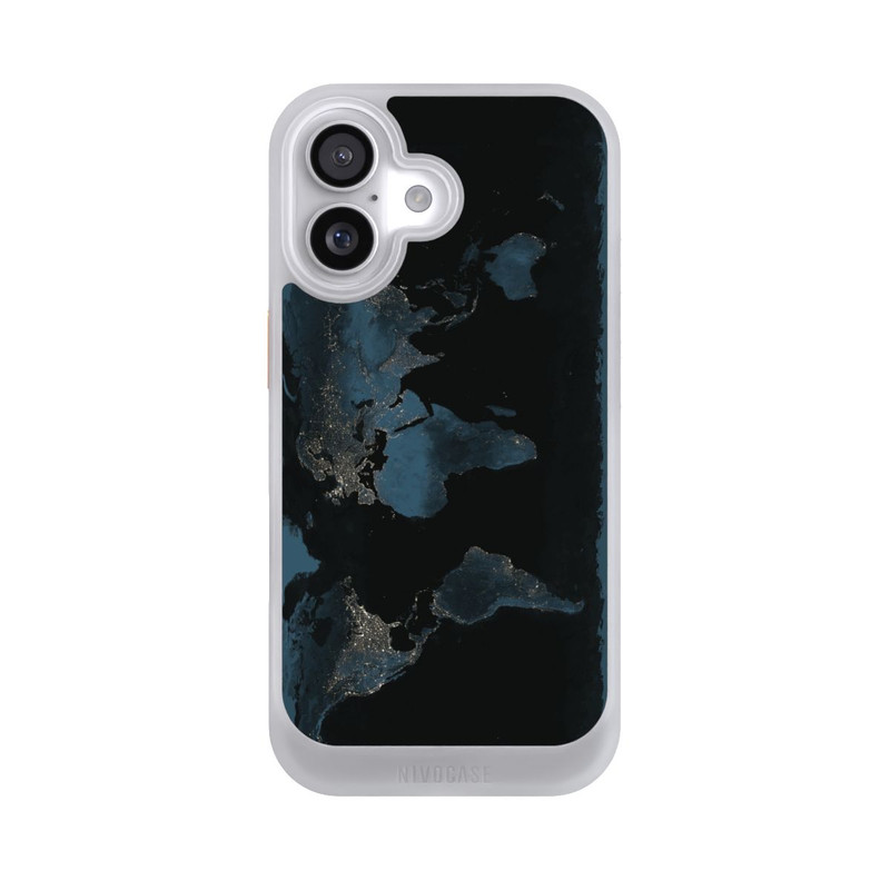 iPhone 17 NIVOcore Nightlight Worldmap