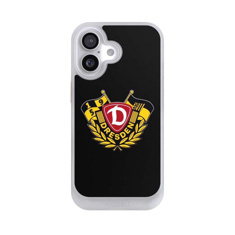 iPhone 17 NIVOcore Dynamo Wappen mit Fahnen