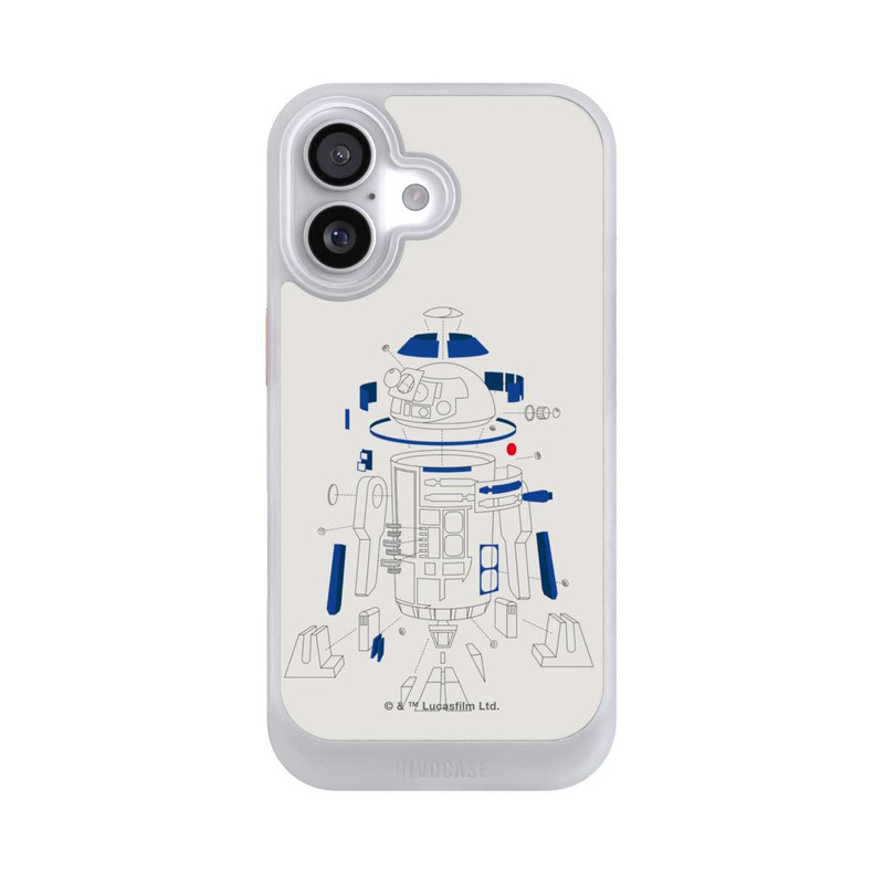 iPhone 17 NIVOcore R2D2 Exploded Drawing - StarWars 8