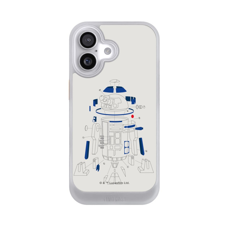 iPhone 17 NIVOcore R2D2 Dessin éclaté - StarWars 8