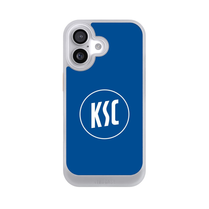 iPhone 17 NIVOcore KSC Logo auf Blau