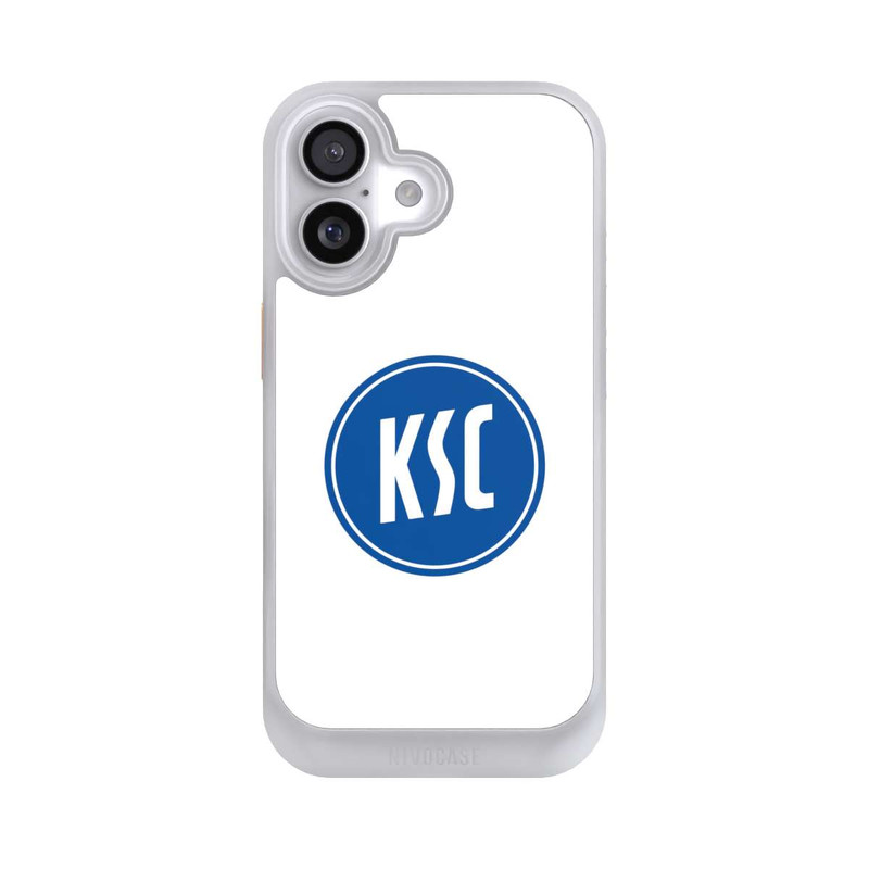iPhone 17 NIVOcore KSC Logo auf Weiß