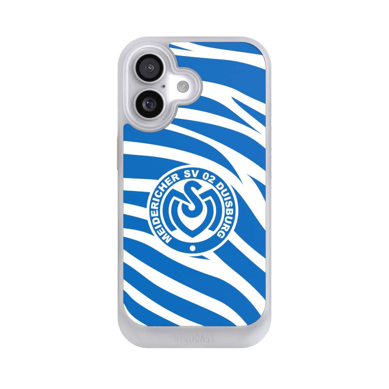 iPhone 17 NIVOcore Blaues Zebra MSV