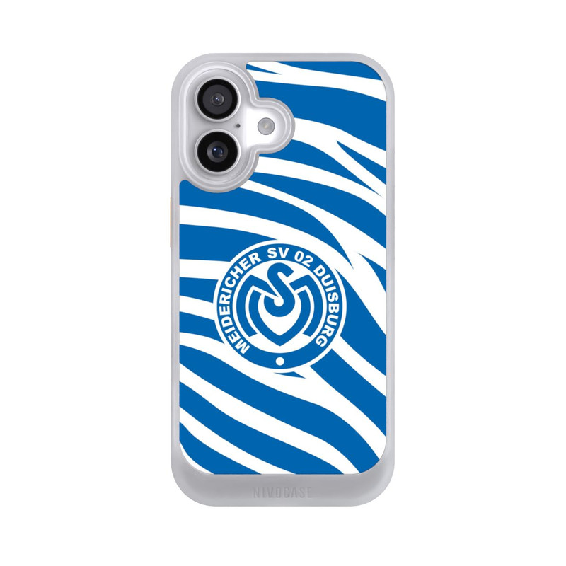 iPhone 17 NIVOcore Blaues Zebra MSV