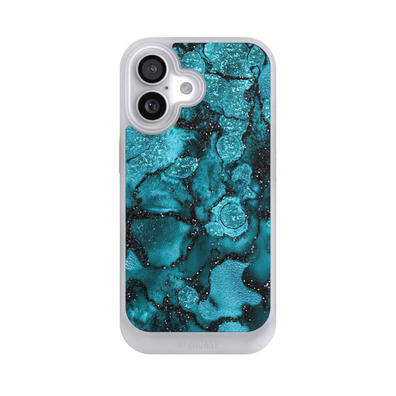 iPhone 17 NIVOcore  Blauer Glitzerlook