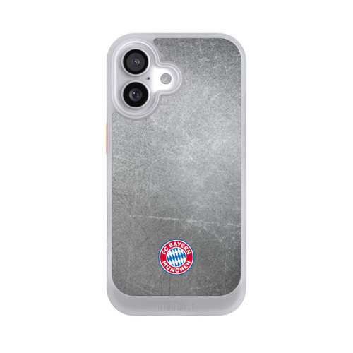  NIVOcore Klassisches FCB Logo Klein - Bunt auf Metalllook