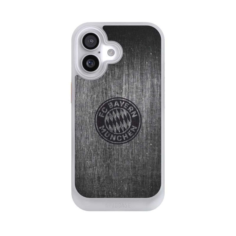 iPhone 17 NIVOcore Metalllook FCB Logo einfarbig