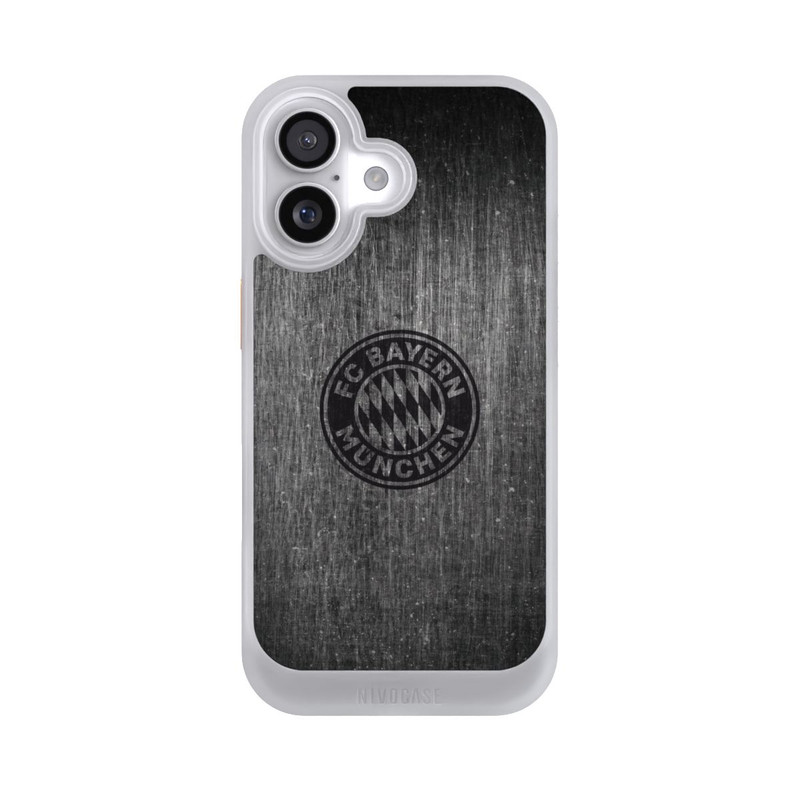 iPhone 17 NIVOcore Metalllook FCB Logo einfarbig