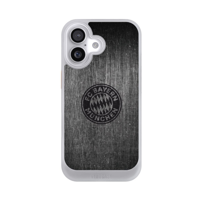 iPhone 17 NIVOcore Metalllook FCB Logo einfarbig