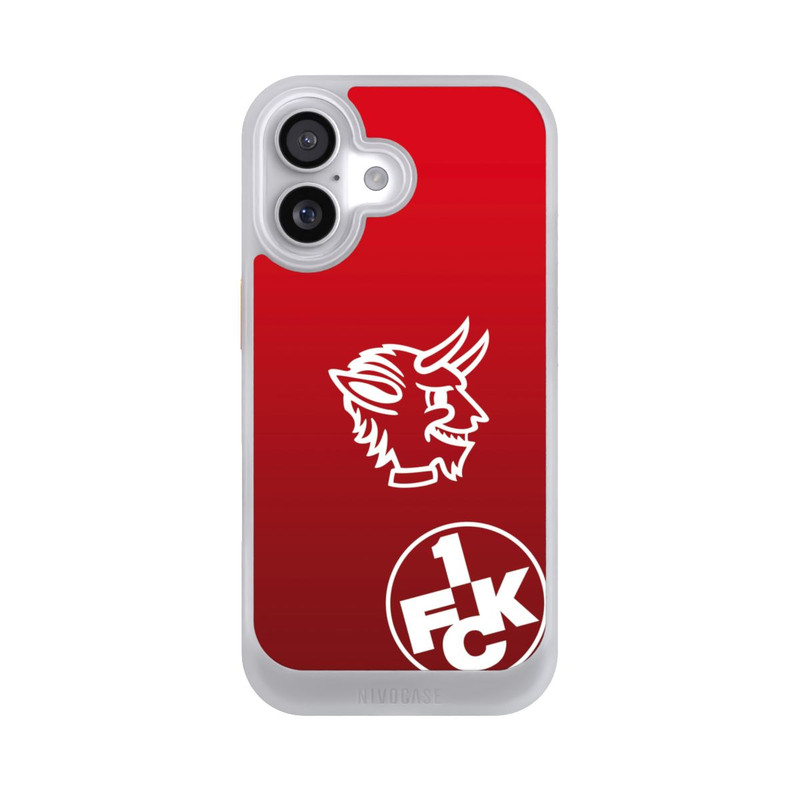 iPhone 17 NIVOcore Teufelskopf FCK auf Rot