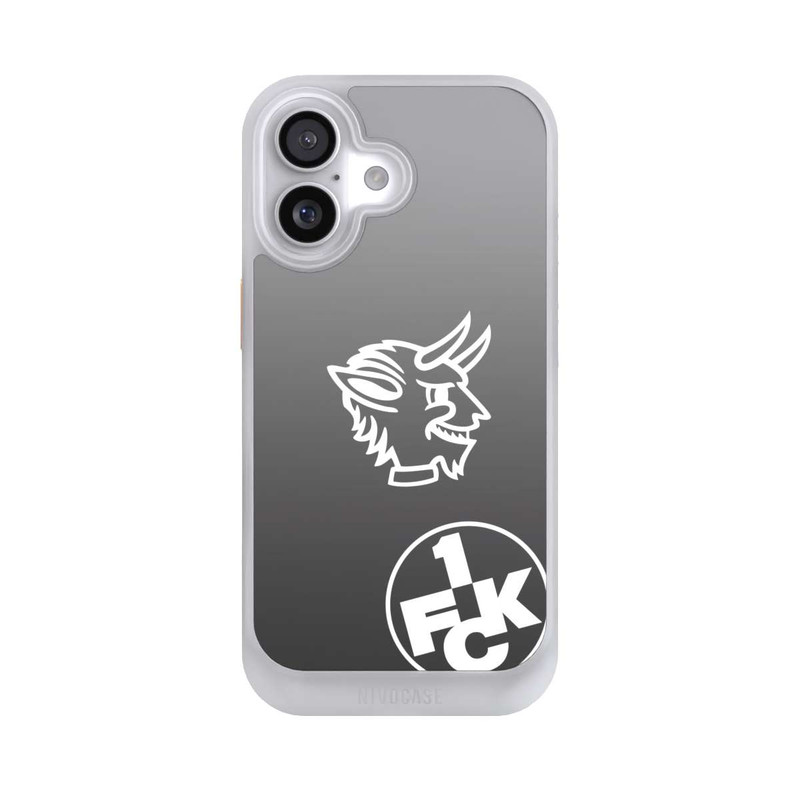 iPhone 17 NIVOcore Teufelskopf FCK auf Schwarz