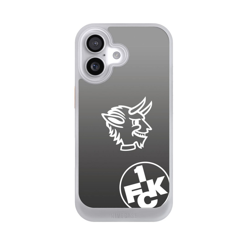 iPhone 17 NIVOcore Teufelskopf FCK auf Schwarz