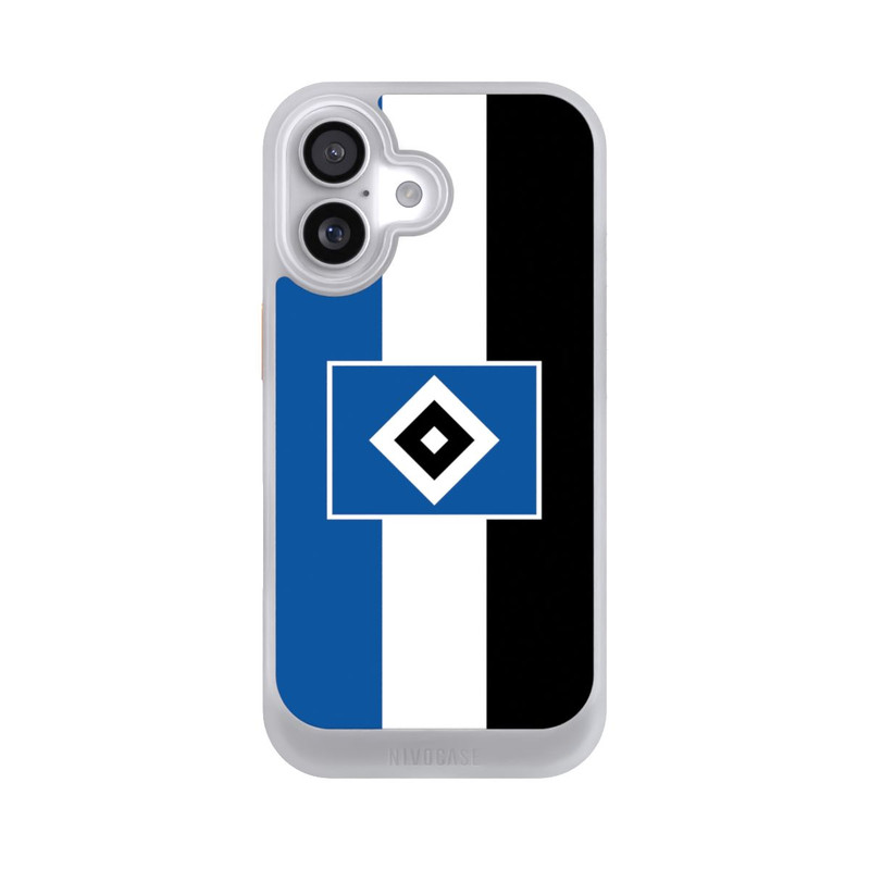 iPhone 17 NIVOcore HSV Streifen - Blau-Weiß-Schwarz