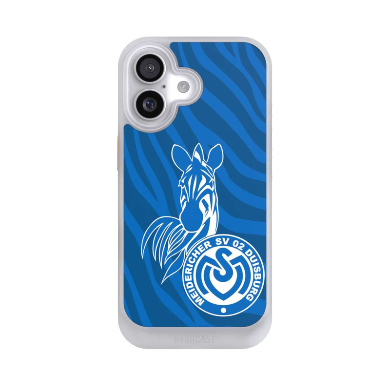 iPhone 17 NIVOcore Zebra Dunkelblau - MSV