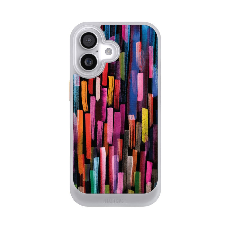 iPhone 17 NIVOcore Colourful Brushstrokes Black