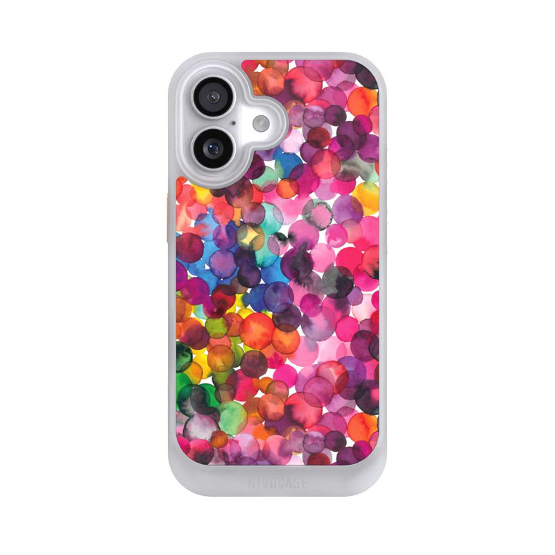 iPhone 17 NIVOcore Overlapped Watercolor Dots
