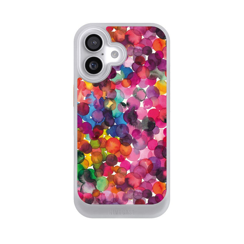 iPhone 17 NIVOcore Overlapped Watercolor Dots
