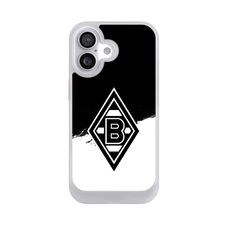 iPhone 17 NIVOcore Borussia Scratch Schwarz-Weiss