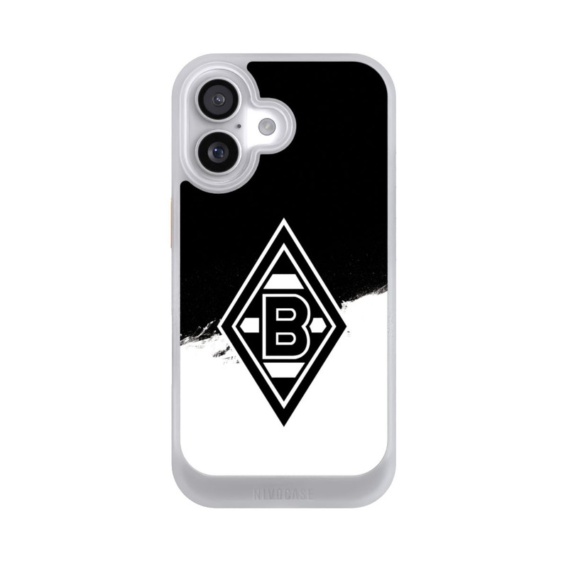 iPhone 17 NIVOcore Borussia Scratch Schwarz-Weiss