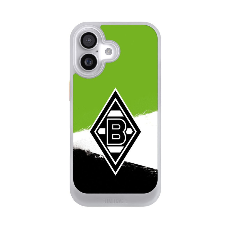iPhone 17 NIVOcore Borussia Grunge Grün-Weiss-Schwarz