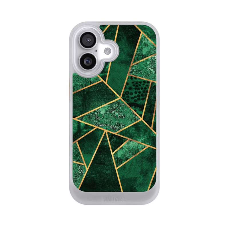 iPhone 17 NIVOcore Impression or émeraude profonde