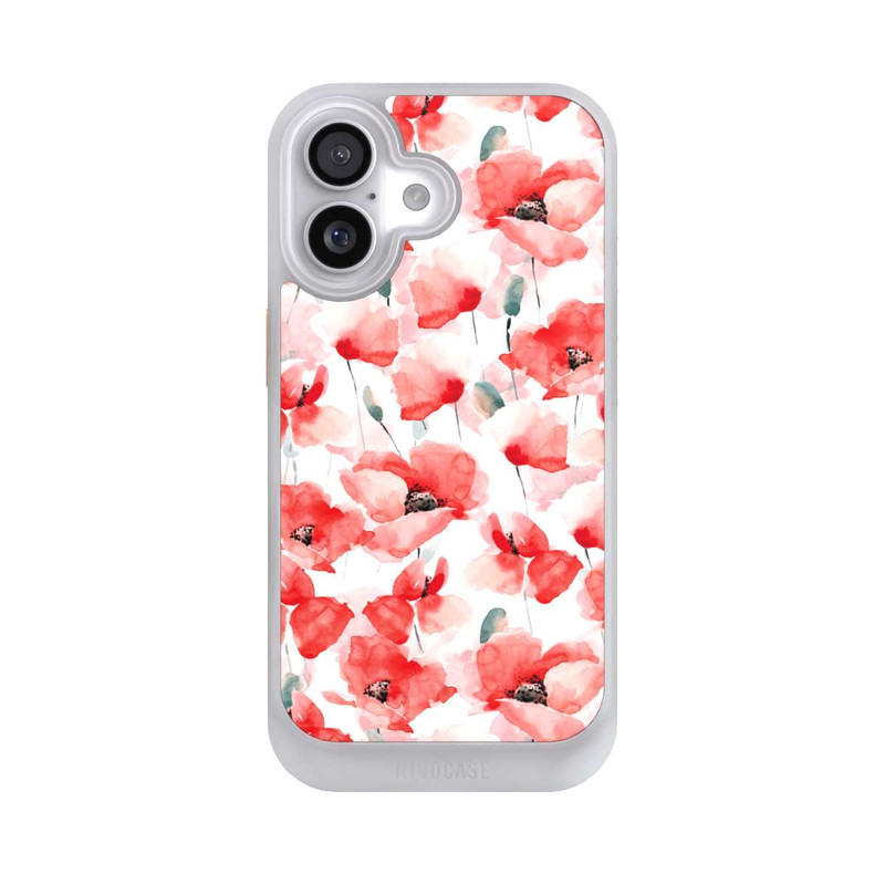iPhone 17 NIVOcore Mohnblumen Muster