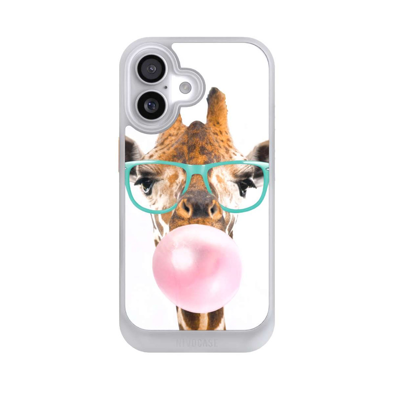 iPhone 17 NIVOcore Giraffe mit Kaugummi