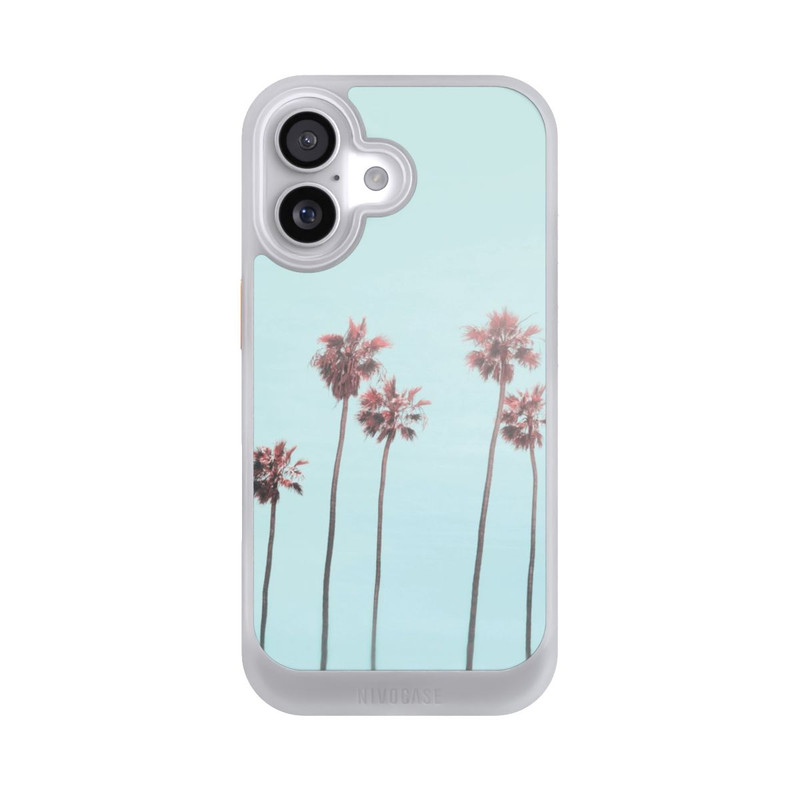 iPhone 17 NIVOcore Hellrosa Strandpalme Paradies