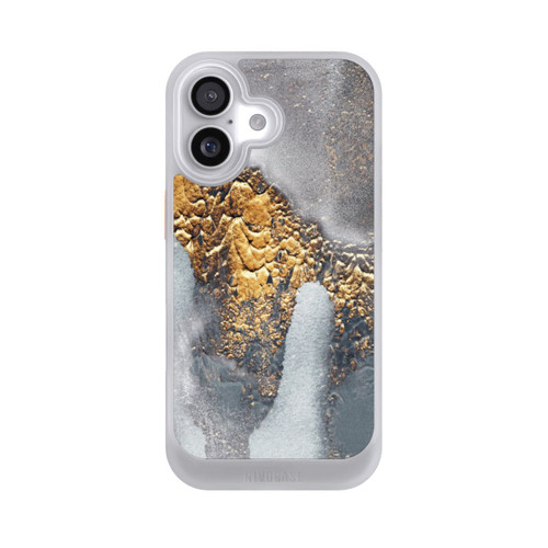Apple iPhone 17 NIVOcore Beton-Gold-Glitzerlook