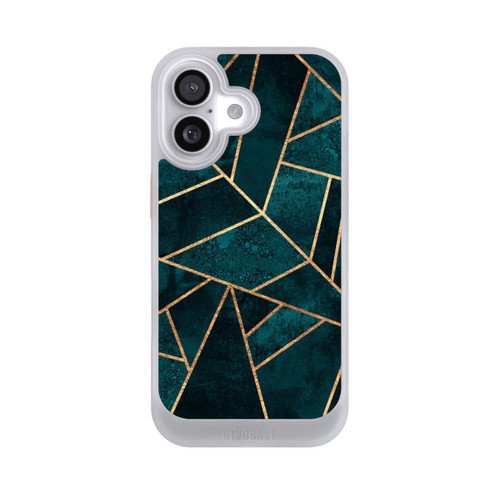  NIVOcore Deep Teal Stone Gold Print
