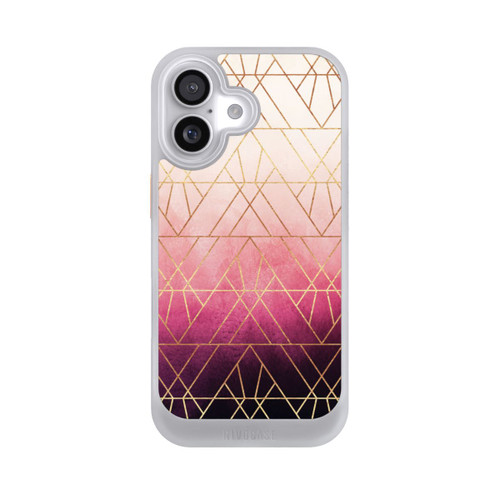  NIVOcore Pink Ombre Triangles Gold Print