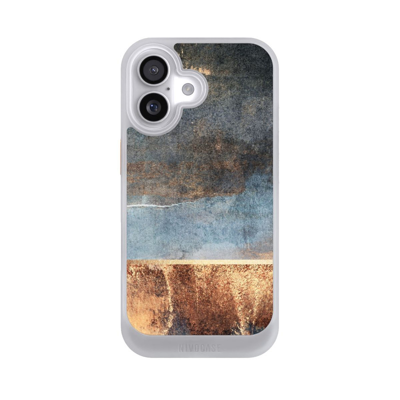 iPhone 17 NIVOcore Storm Gold Print