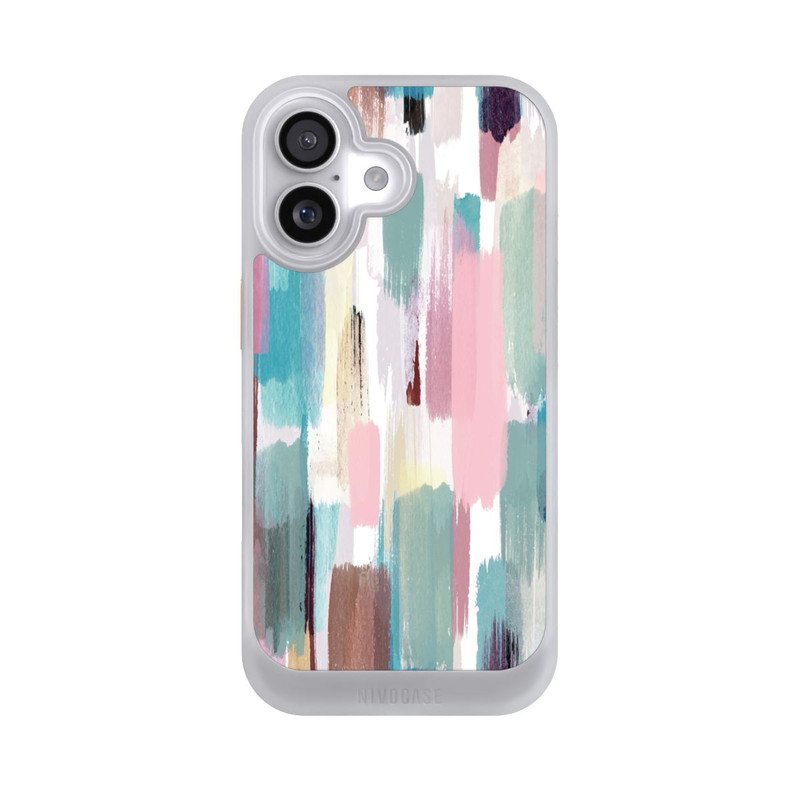 iPhone 17 NIVOcore Abstract Brushstrokes Pastel Shades