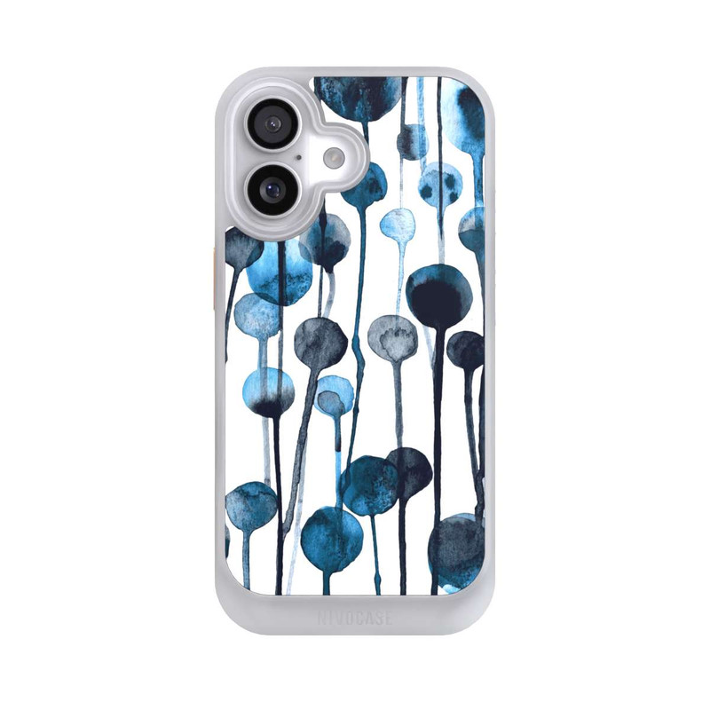 iPhone 17 NIVOcore Tropfende Punkte blau