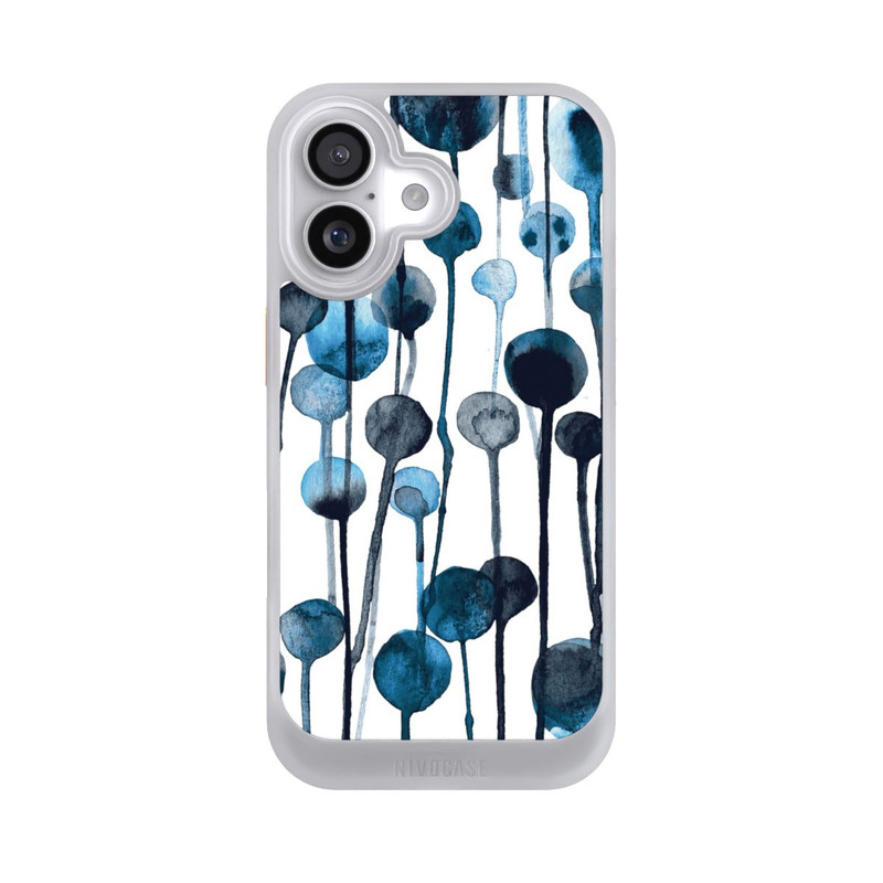 iPhone 17 NIVOcore Tropfende Punkte blau