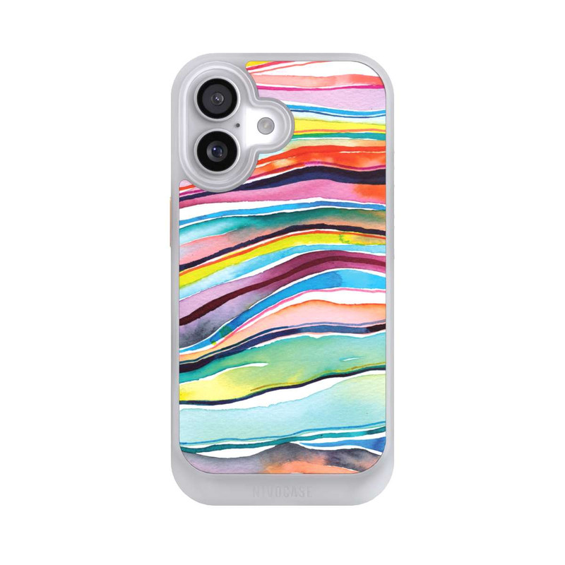 iPhone 17 NIVOcore Watercolor Agate Layers