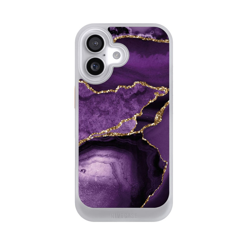 iPhone 17 NIVOcore Marbre Violet Paysage