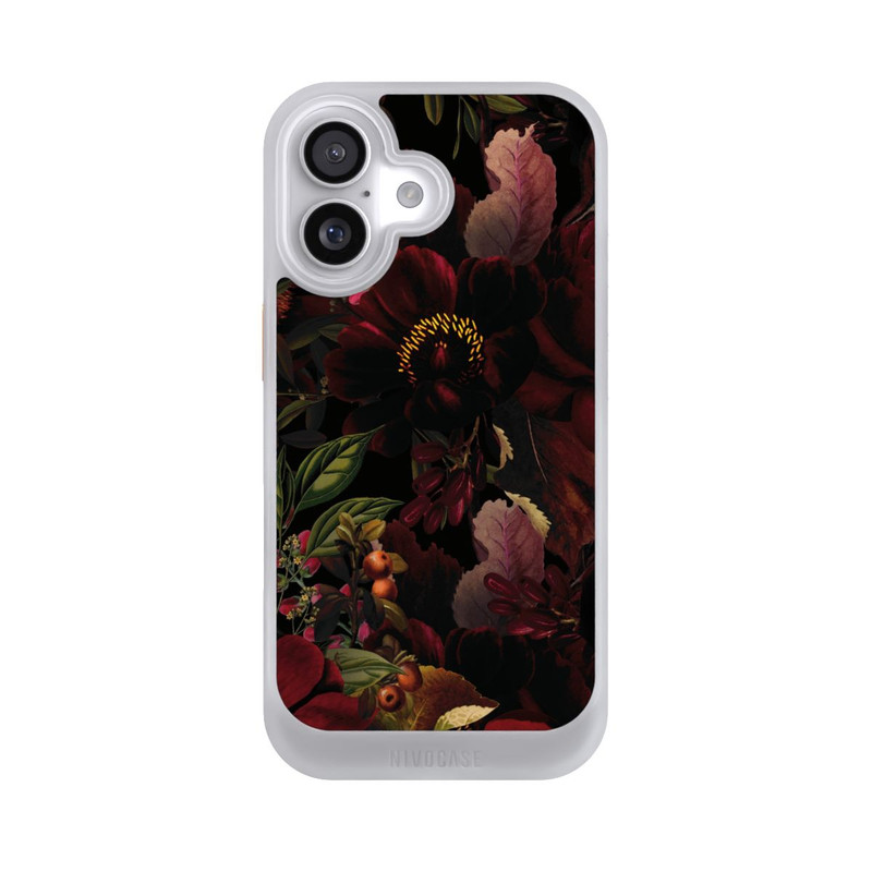 iPhone 17 NIVOcore Dunkle Rote Vintage Barock Rosen