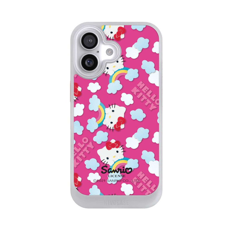 iPhone 17 NIVOcore Hello Kitty Regenbogenmuster