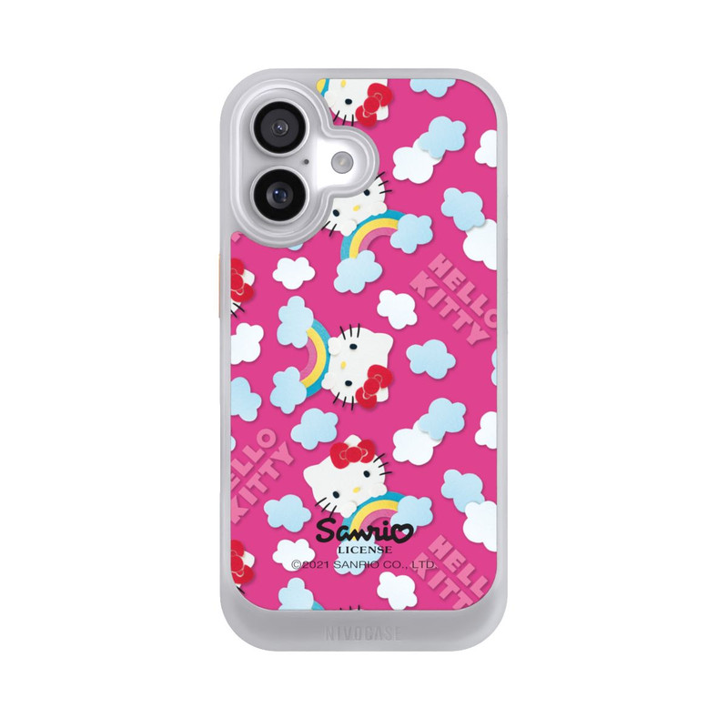iPhone 17 NIVOcore Hello Kitty Regenbogenmuster