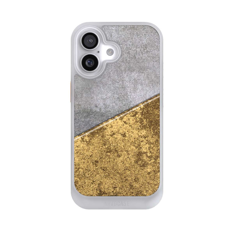 iPhone 17 NIVOcore Concrete and Gold look