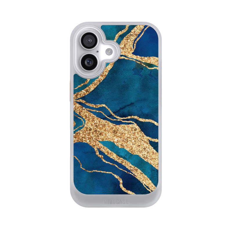 iPhone 17 NIVOcore Gemstone Blue Gold