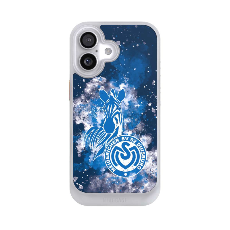 iPhone 17 NIVOcore Aquarell Zebra MSV