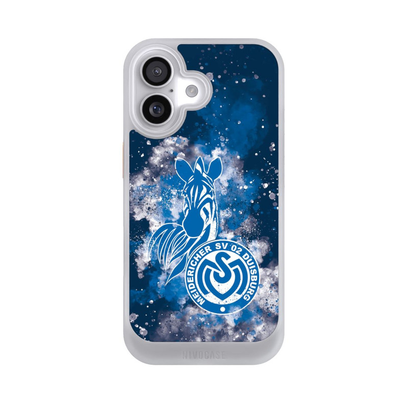 iPhone 17 NIVOcore Aquarell Zebra MSV