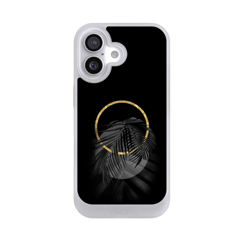 iPhone 17 NIVOcore tropische Blätter schwarz