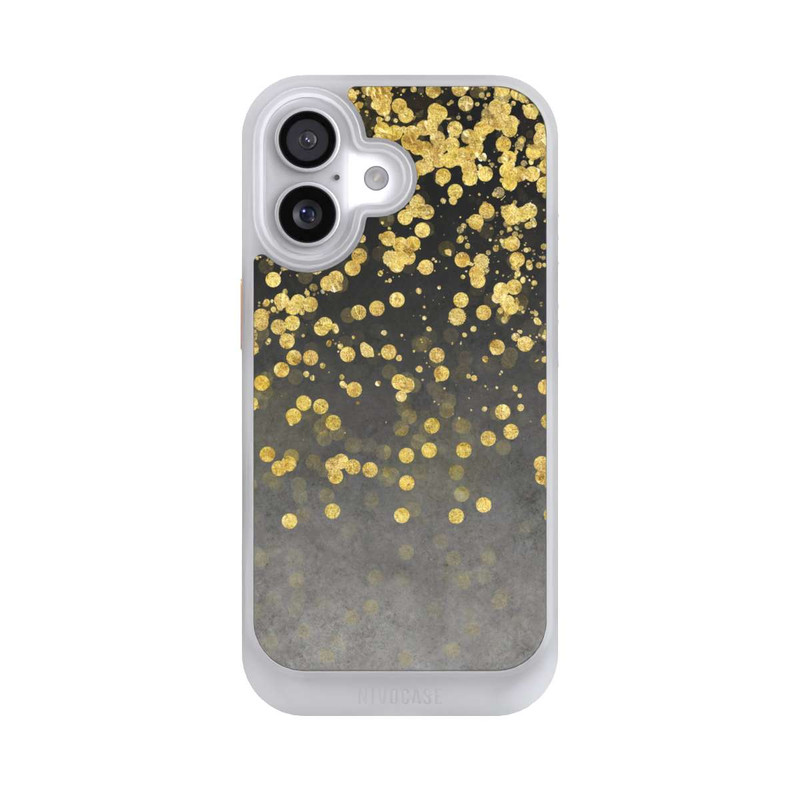 iPhone 17 NIVOcore glänzender Goldregen