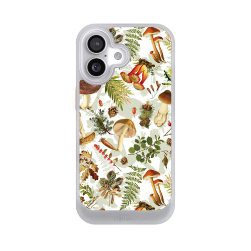 Apple iPhone 17 NIVOcore Pilzmuster Weiß