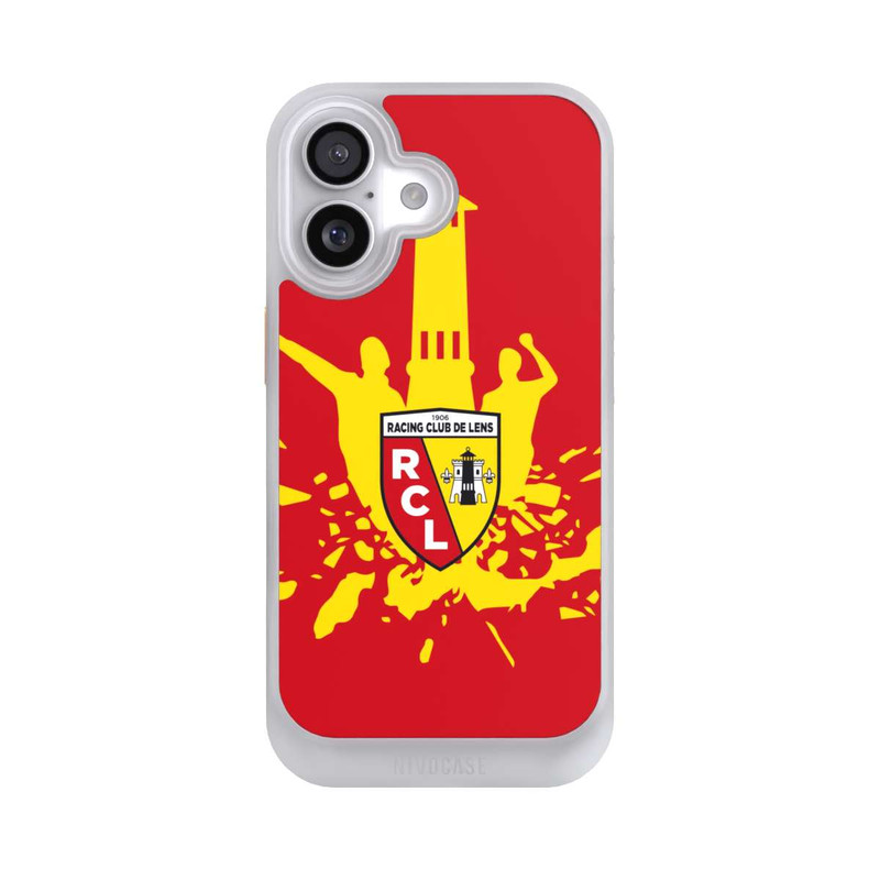 iPhone 17 NIVOcore RCL Tower Gelb auf Rot