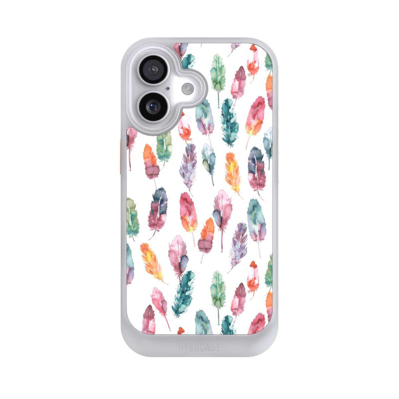 iPhone 17 NIVOcore Aquarellfedern Boho