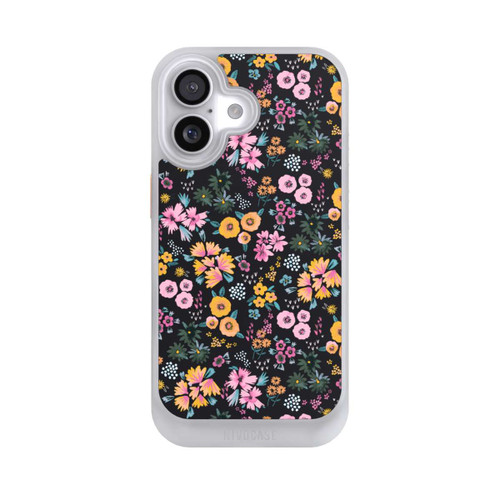  NIVOcore Kleine bunte Blumen Schwarz 2